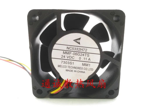 1PCS   Driver Fan NC5332H72 MMF-06G24TS-MM1 24VDC 0.11A 6CM