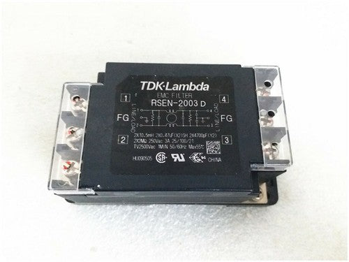 1PC  TDK-Lambda EMC Power Filter RSEN-2003D 3A 250V Single Phase Rail