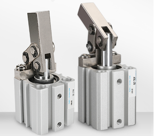 1pc JGL-25 Double acting clamp arm lever pneumatic cylinder With magnetic