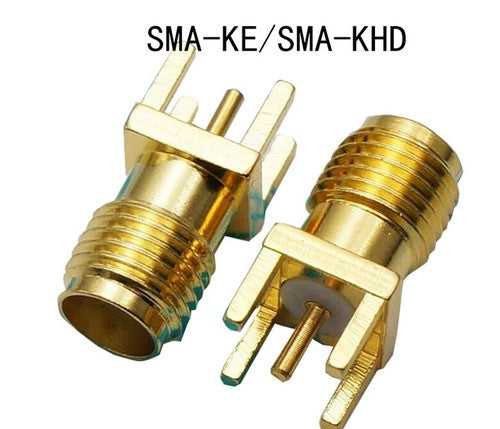20Pcs SMA-KE Connector Positive Leg Vertical SMA Socket SMA-KHD PCB Welding