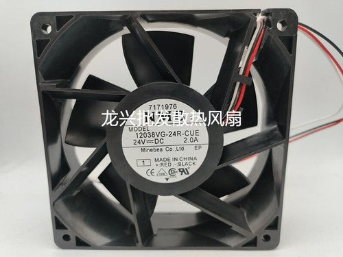 1 PCS NMB Fan 12038VG-24R-CUE DC24V 2.0A 12038 12CM 3 wire cooling fan
