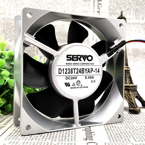 SERVO D1238T24BYAP-14 12CM 24V 0.49A 12038 Cooling Fan