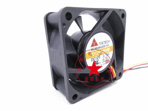 1X  12V 0.18A 6CM mute CPU chassis cooling fan  FD126025HB 6025
