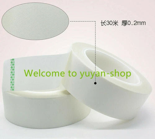 2pcs Glass cloth tape High temperature 260°C   30m/roll,0.2mm Thick W=30mm