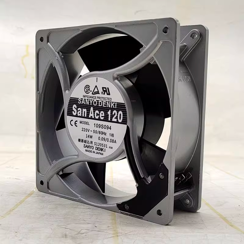 1 pcs Sanyo Fan 109S094 AC220V 9225 9CM aluminum frame Cooling fan