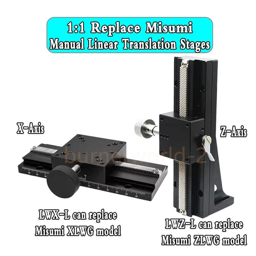 X/Z/XZ Axis Manual Dovetail Groove Slide Table Linear Stage Platform Long Stroke