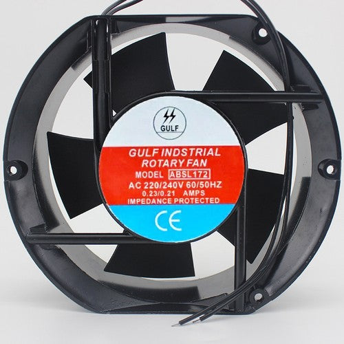 1 pcs GULF INDSTRIAL ROTARY FAN ABSL172 AC 220/240V 17cm 17251 2 wire