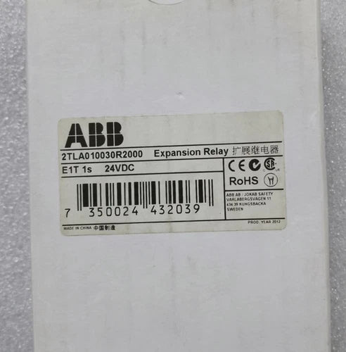 1PC   E1T 1s, 24VDC 2TLA010030R2000 Safety Relay Extension Module