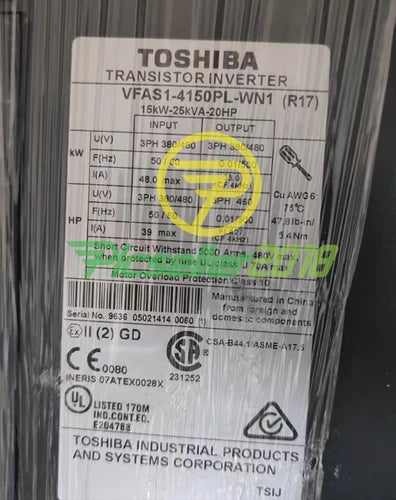 1PC  Toshiba Inverter VFAS1-4150PL-WN1 ping