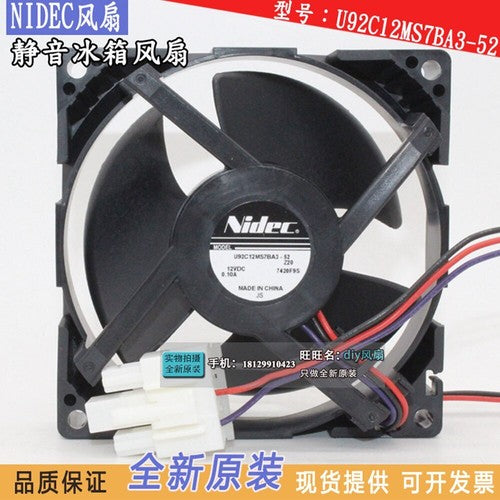 Nidec Motor Cooling Fan Refrigerator Parts Fan IP68 for Midea U92C12MS7BA3-52