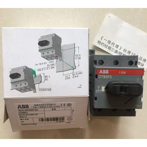 one  ABB OT80F3 1SCA105798R1001 3P 80A Fast Shipping