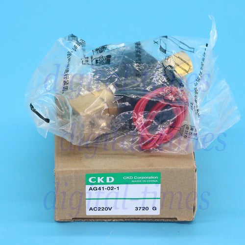 1PC  For CKD AG41-02-1-AC220V AG41-02-1 AC220V solenoid valve#QW