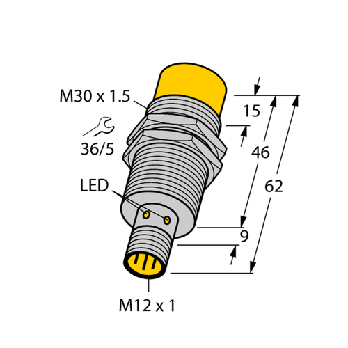 TURCK NI15-M30-VP4X-H1141 1561700 Inductive sensor