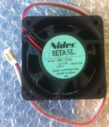 1PC   DC 12V 0.25A D06T-12TS2 6CM 2 Wire Cooling Fan  60*60*25mm