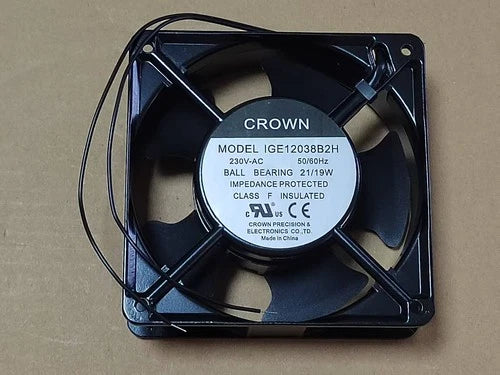 1 PCS   230V 21/19W 12038 12CM 2 wire cooling fan  Fan MODEL IGE12038B2H AC