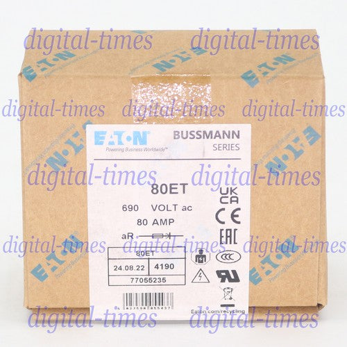 10PC  Fuse Bussmann Eaton BS88:4 80ET 80A 690V Free shipping#LJ