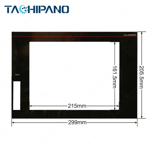 1SET  for GT2710-STBA HMI  10.4 inch Panel Glass with Overlay Touch Screen