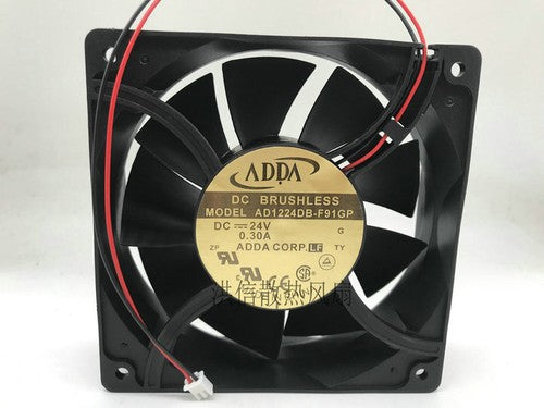 1 PCS ADDA Fan AD1224DB-F91GP DC2 4V 0.30A 12038 12CM inverter fan 2 Pin