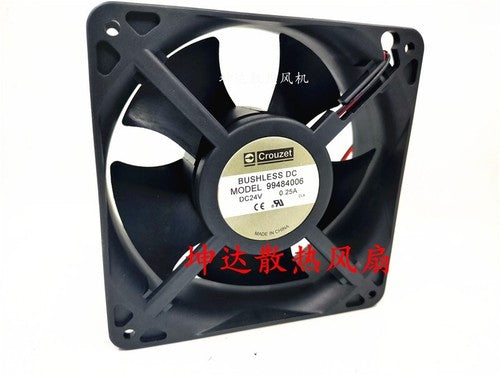 1 PCS Crouzet Fan MODEL 99484006 DC24V 0.25A 12038 12cm inverter fan 2 wire