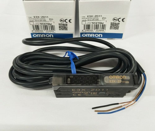 1pcs Omron E3X-ZD11 2M Photoelectric Switch Sensor Fiber Amplifier