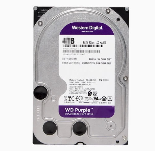 1pc  42EJRX/43PURZ 2TB Mechanical Hard Disk 3.5” Purple Disk Recorder