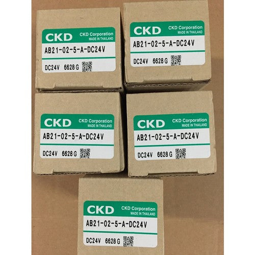 One For CKD  AB21-02-5-A-DC24V Solenoid Valve Free Shipping