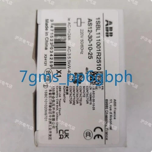 1 PCS AS12-30-10-25 AC220V    contactor