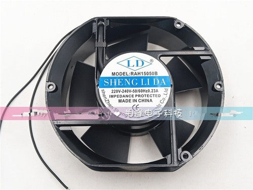 1 pcs LD Fan RAH15050B AC220V 17251 17CM 2 wire Aluminum frame fan