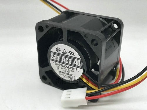 1 PCS SANYO Fan 109P0424J3073 DC 24V 0.18A 4028 4CM 3 Pin Inverter cooling fan
