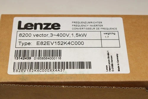 1 PC E82EV152_4C000  LENZE E82EV152K4C000 Inverter 8200 Vector 1.5kW