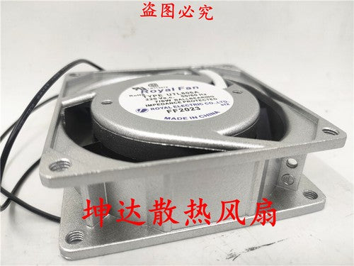 1 PCS Royal Fan UTL806A 230V 8CM 2 wire aluminum frame AC cooling Fan