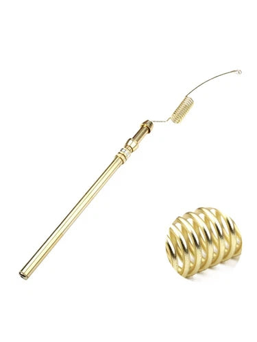 1PC  FIT FOR stainless steel portable short fishing rod FB-2 gold