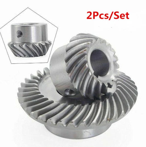 2pcs/Set pair Spiral bevel gear  For 3# 4# milling machinery lifting C77+C96