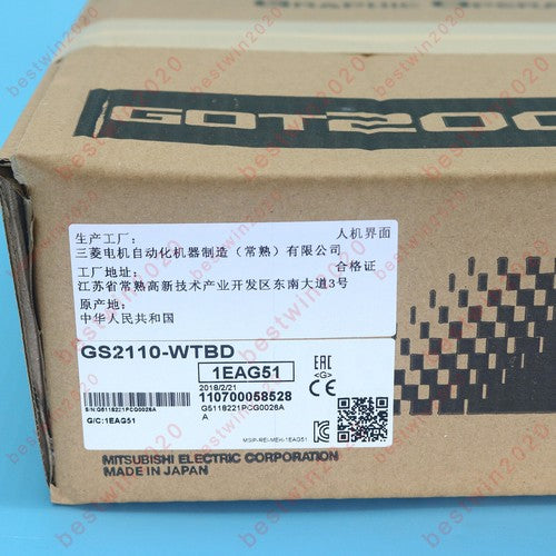 1PC  Mitsubishi GS2110-WTBD 10'' Touch Screen HMI  SHIP