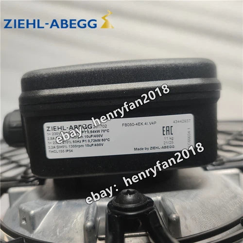 ZIEHL-ABEGG Fan FN056-VDK.4M.V7P2 Axial Fan 400VAC 1.05/0.58KW Condenser Fan
