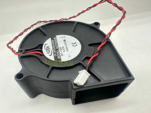 1 pcs ADDA Fan AQ7524UB DC24V 0.27A 7530 7CM turbine cooling fan blower 2 wire