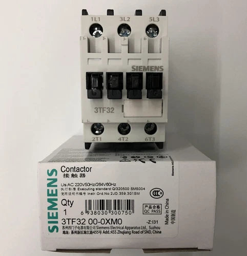 QTY:1 3TF3200-0X 24V 48V 110V 220V 380V 3TF32 AC contactor