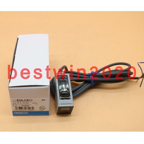 1PC  Omron E3S-CR11 Photoelectric Switch Sensor E3SCR11 10-30VDC 2M