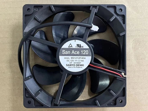 1PC  DC12V 0.19A strong wind super quiet 2pin 120 120*25mm 9S1212F404 fan