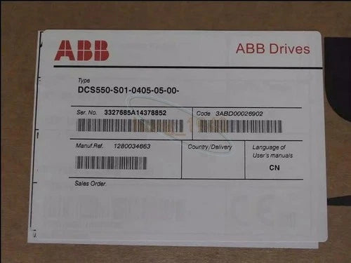 1 pcs ABB DC Speed Regulator DCS550-S01-0405-05-00-00