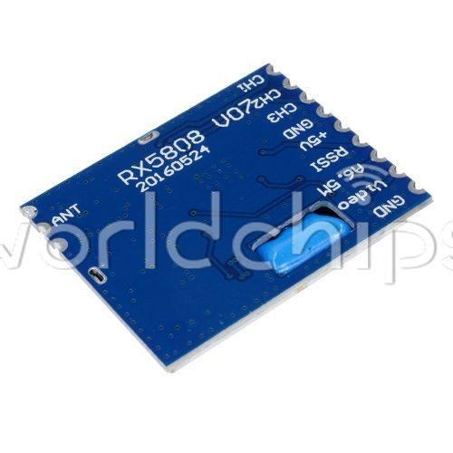 10PCS RX5808 AV FM Wireless FPV 5.8Ghz Audio Video Receiving Module Board SPI