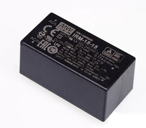 Mean Well IRM-15 switching power supply 3.3V5V9V12V24V pin type 15W AC-DC module