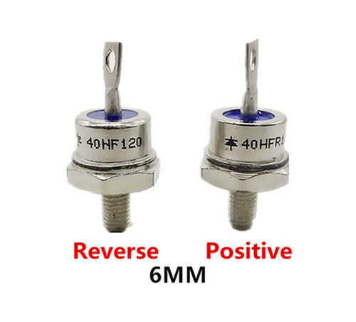 2pcs 40HFR120 40HF120 thread diameter 6MM export spiral rectifier diode
