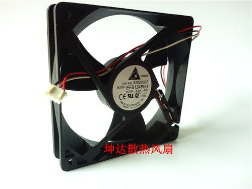 1 PCS Delta Fan EFB1248VH DC48V 0.15A 12025 12CM 3 Wire 4 Pin Switch Cooling Fan