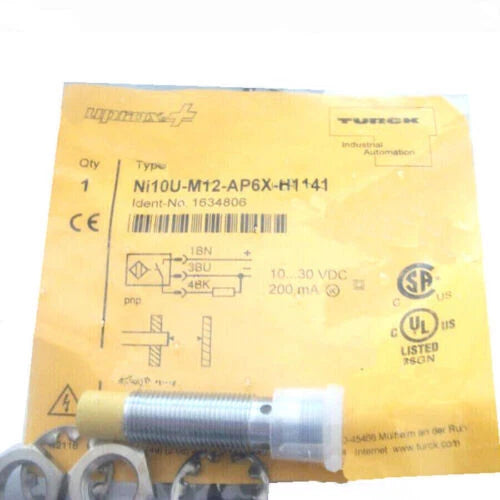 1PCS Inductive sensor PNP   NI10U-M12-AP6X-H1141 1634806