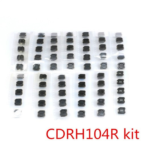 65pcs 13Values SMD Power Inductors CDRH104R 10*10*4MM 2.2UH 3.3UH 4.7UH 6.8UH