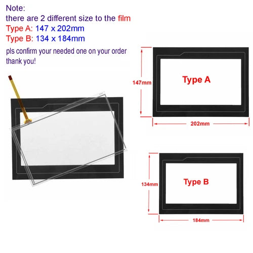 1X Fit for  Protective Film +   TPC7062TD TPC7062TI TPC7062TX Touch Screen Glass