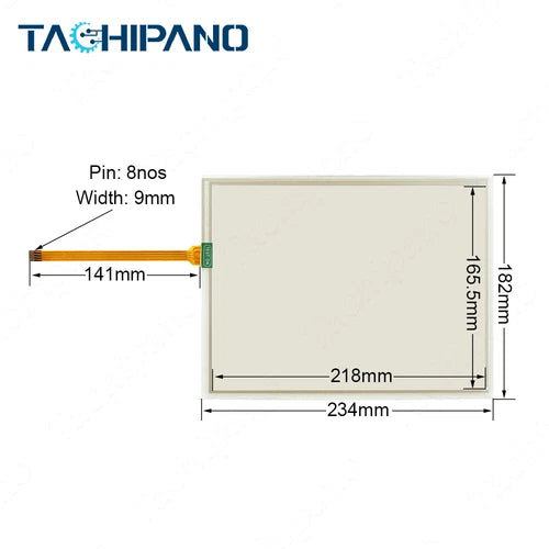 1SET  for  PFXGP4503TAD Glass Panel with Protective Film GP-4503T Touch Screen
