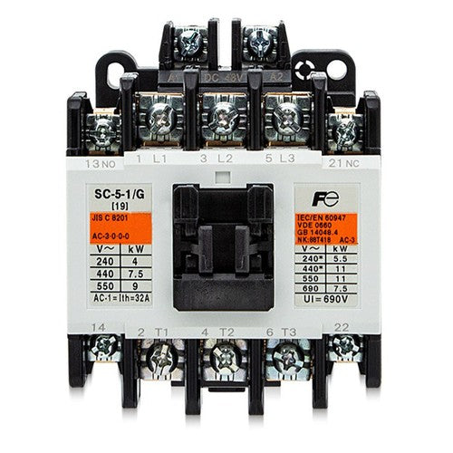 1PC FUJI SC-5-1/G Elevator Contactor DC 48V