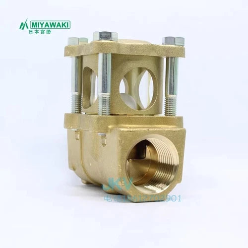 1PC  FIT FOR MIYAWAKI Steam Flow Sight Checker TS1 DN20 Sight Glass Brass